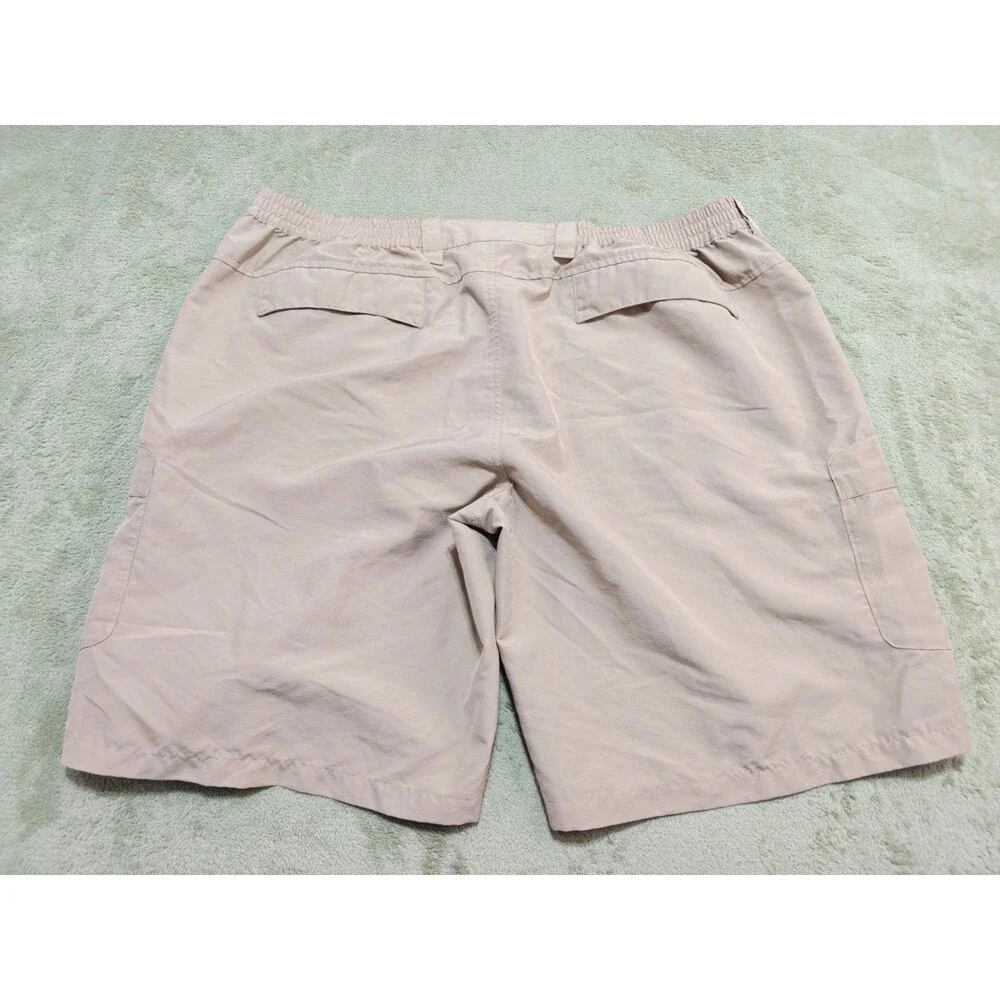 Field & Stream Shorts Mens 2XL Khaki Quick Dry Ripstop Cargo Fishing Utility